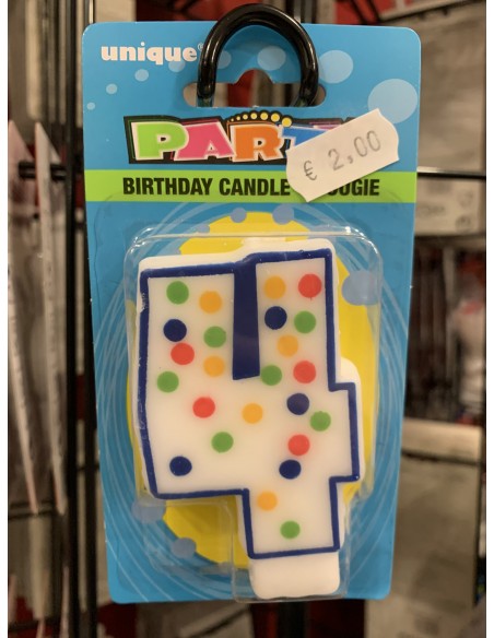 Bougies anniversaire chiffres