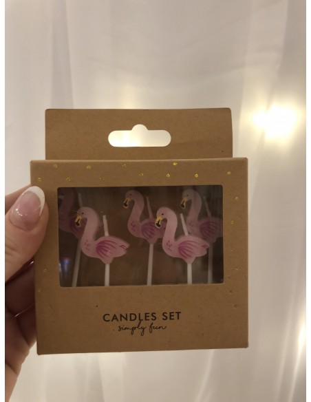 Bougies flamands roses
