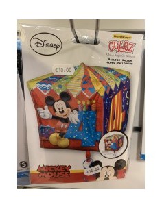 Ballon cube Mickey mouse non gonflé