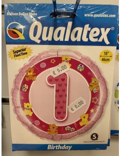 Ballon anniversaire non gonflé 2