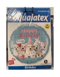 Ballon anniversaire animaux non gonflé