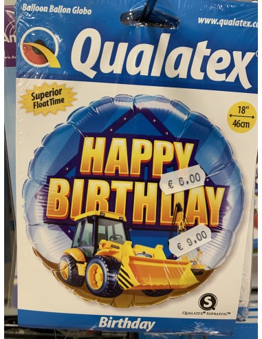 Ballon anniversaire garçon non gonflé