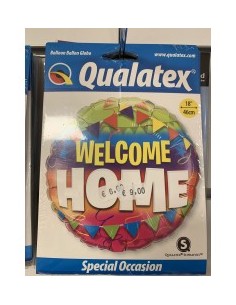 Ballon welcome home non gonflé