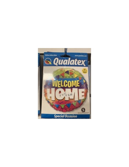 Ballon welcome home non gonflé