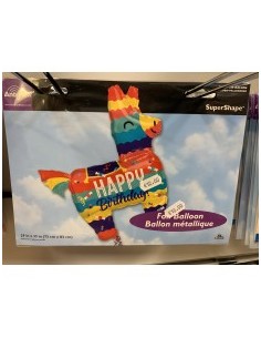 grand Ballon anniversaire non gonflé
