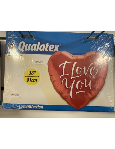 grand ballon love non gonflé