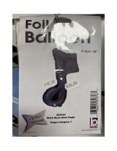 ballon note de musique non gonflé