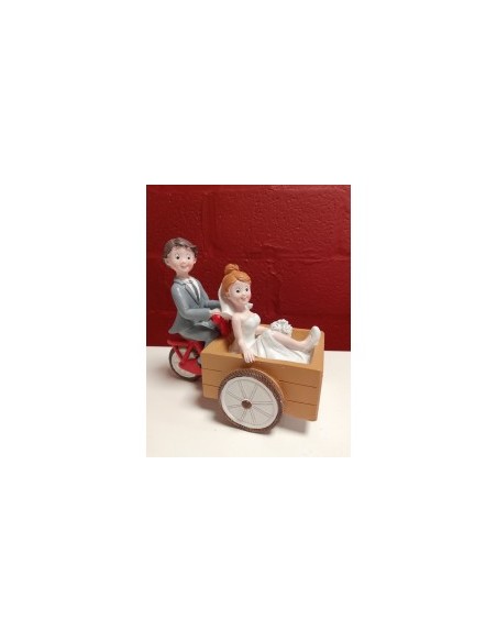 Mariés drôle de vélo