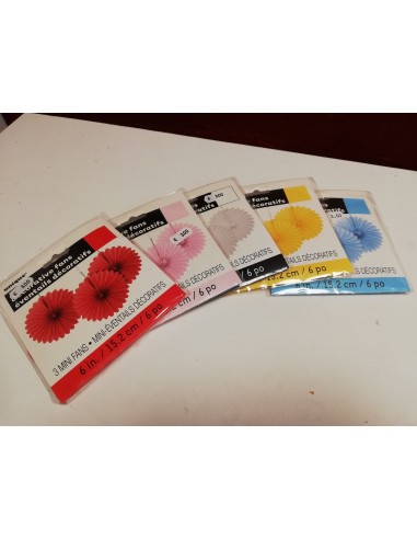 Mini éventails décoratifs