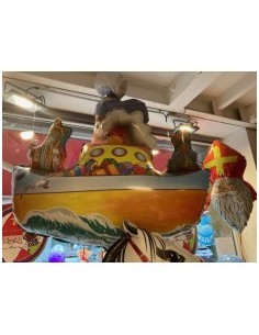 Ballon bateau de Saint-Nicolas 70cm gonflé à l'hélium