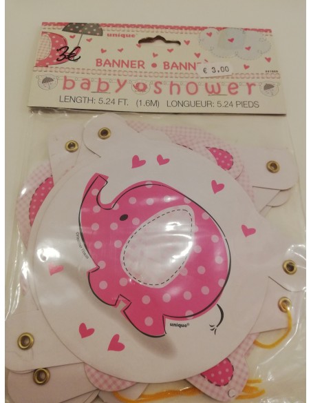 Bannière baby shower