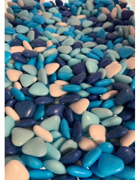 Petites dragées mélange bleu