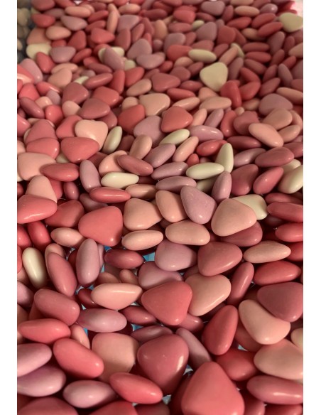 Petites dragées mélange rose